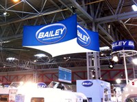 Branded Exhibition Stand, Bailey Caravans
