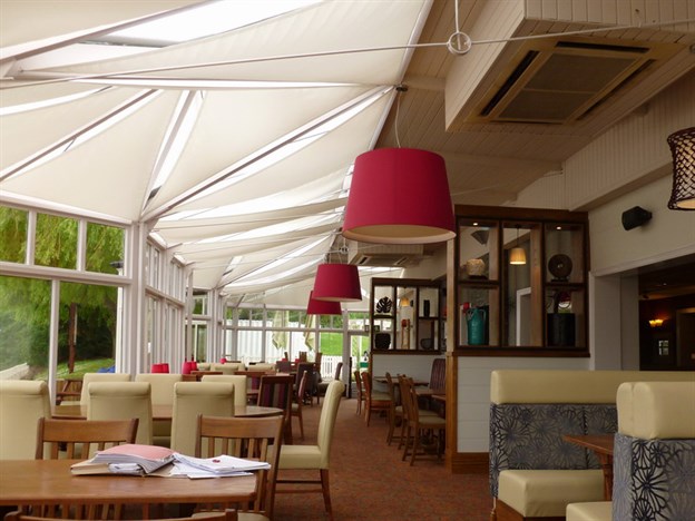 Pub Shade Sails, The Riverside Inn, Northwich