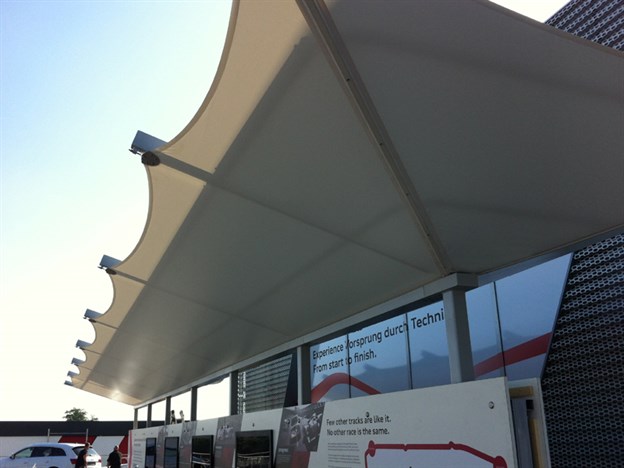 Walkway Canopy for Audi, Goodwood FOS 2013