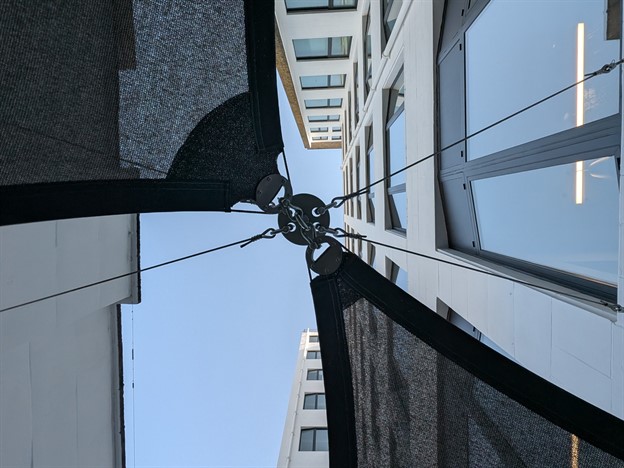 1Rebel Euston, Fabric Sails